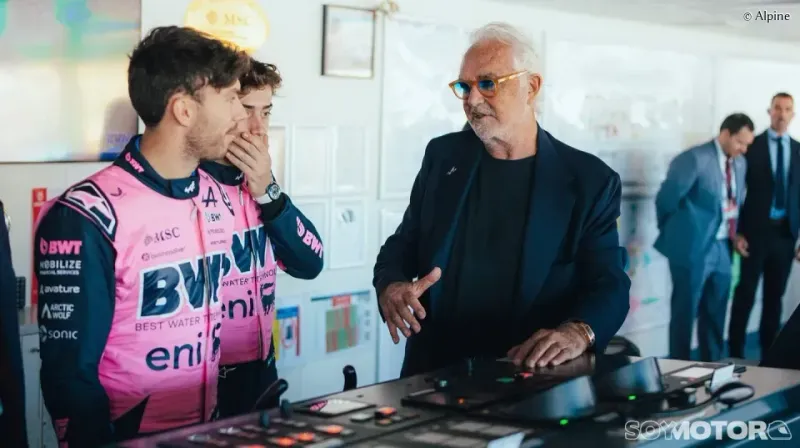 Briatore no acepta excusas en Alpine: "Tenemos todo para ganar"