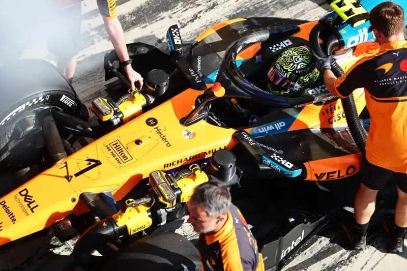 Cómo el error de Oscar Piastri en la Q3 afectó a Lando Norris en la clasificación