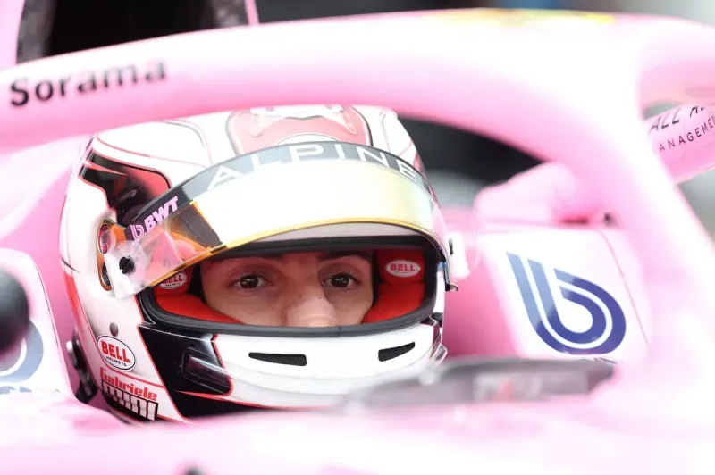 Gabriele Miní acelera su formación: 600 kilómetros de aprendizaje con Alpine en Silverstone
