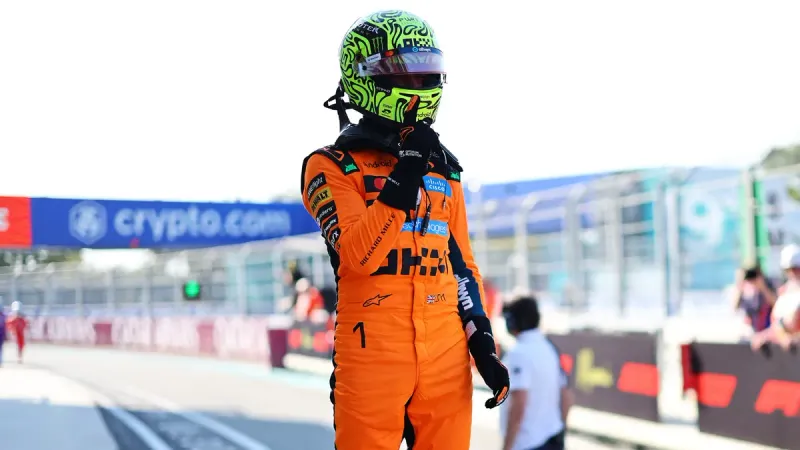 Lando Norris rompe el guion: Pole para McLaren y Colapinto al acecho en el Top 8